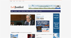 Desktop Screenshot of leftjustified.com