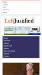 Mobile Screenshot of leftjustified.com